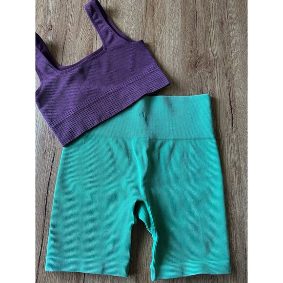 JoyLab Workout Biker Shorts & Sports Bra Bundle - Picture 7 of 7